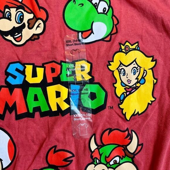 New! NWT Gap Kids Super Mario Red Tee Shirt XXL (14-16) - Picture 6 of 13